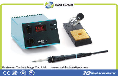 銀製ライン技術のはんだごてが付いている Weller WSD 81 デジタルのはんだ付けする場所